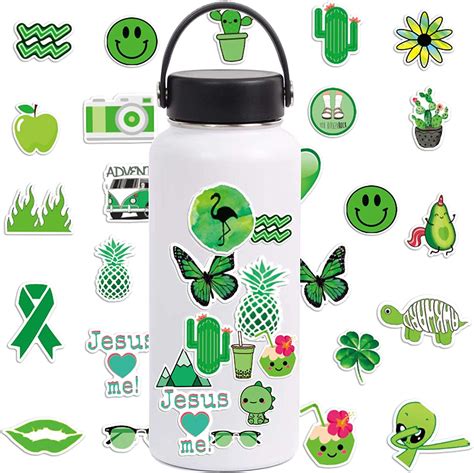 50 Pack Water Bottle Stickers For Hydroflasks Waterproof Kawaii