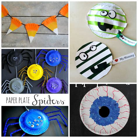 Paper Plate Halloween Crafts For Kids Crafty Morning