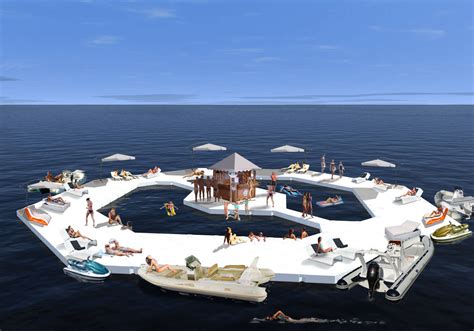 Artificial Floating Island Taff Modular Floating System