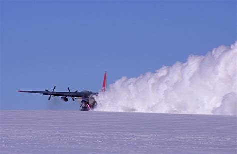 A C 130 On Skis Uses Assited Takeoff Photograph By Cliff Leight