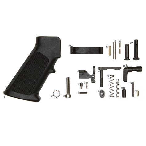 Colt Ar15m4 Mil Spec Lower Parts Kit Less Trigger