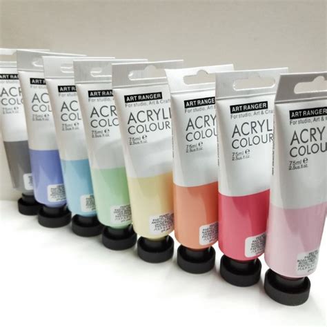 How the best paint brands contribute to the best paint job. Art Ranger Acrylic paint Pastel color 75ml | Shopee ...