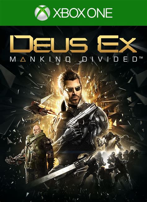 deus ex mankind divided 2016 xbox one box cover art mobygames