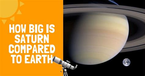 How Big Is Saturn Compared To Earth Backyard Stargazers
