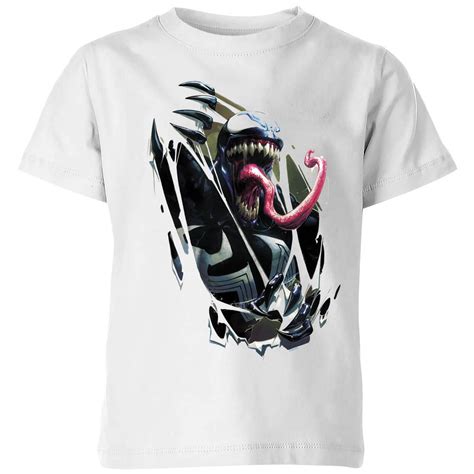 Marvel Venom Inside Me Kids T Shirt White Clothing Zavvi Uk