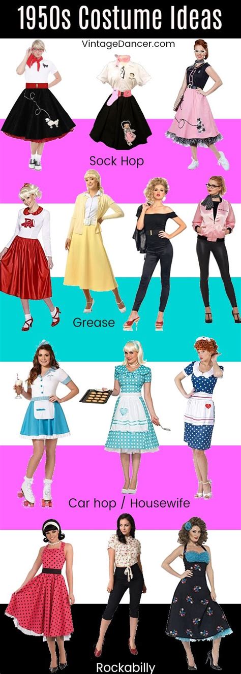 1950s Costumes Poodle Skirts Car Hop Monroe Pin Up I Love Lucy