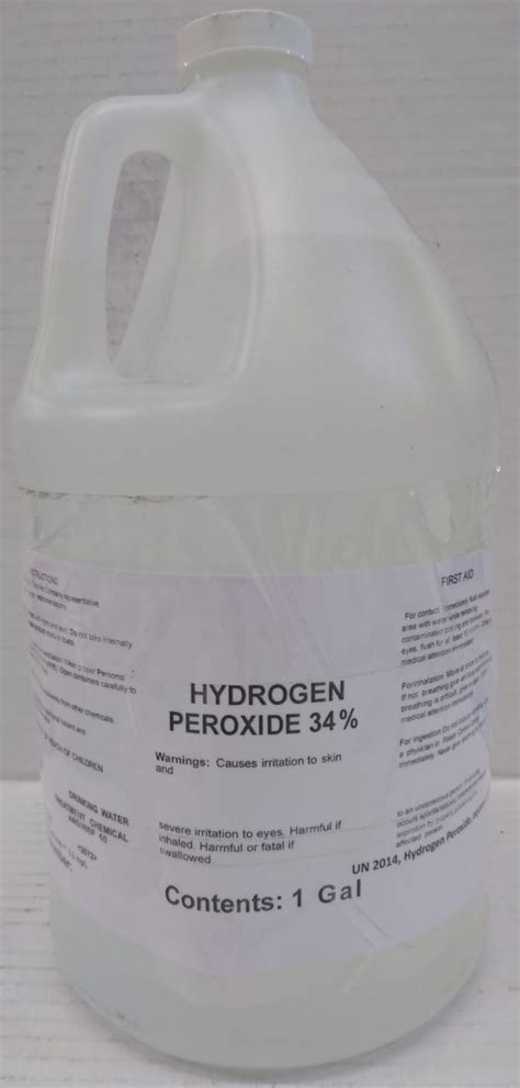 Hydrogen Peroxide 34 Gallon