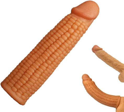 Amazon de Roluck Realistische Penis Sleeve Flüssiges Silikon Penishülle Penisverlängerung für