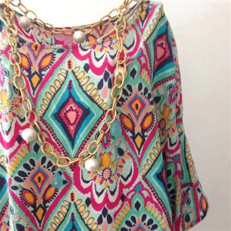 Lilly Pulitzer Crown Jewels Silk Trace Top Lilly Pulitzer Clothes