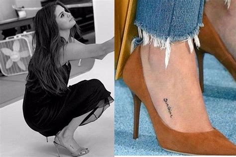 The world has seen the former disney darling grow from the young selena gomez who first appeared in the television series barney & friends to the fine woman she has become at 25 years of age. 45+ Selena Gomez Tattoos (with Meanings) That Show Your ...
