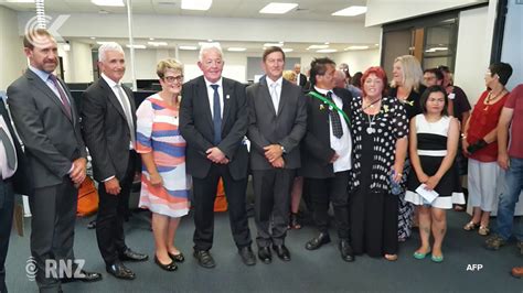 Tears flow as Pike River Recovery Agency opens - YouTube