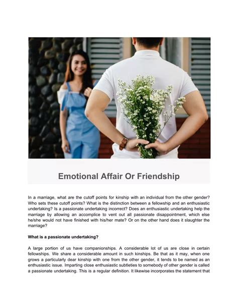 ppt emotional affair or friendship powerpoint presentation free download id 10386004