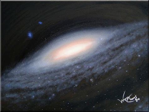 Milky Way Our Galaxy Painting By Wagner Chaves