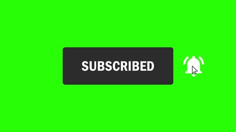 Free Subscribe Button Green Screen Youtube