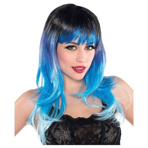 Party City Wigs Blue Exclusive Images