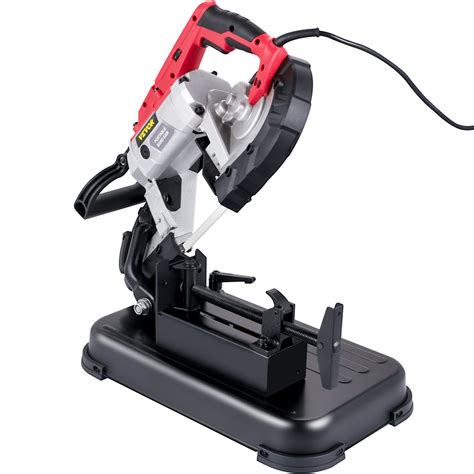 Vevor Portable Band Saw 110v Removable Alloy Steel Base Cordless Band