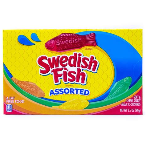 Swedish Fish Assorted 35oz Theatre Box Candy Room