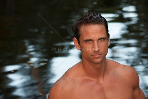 Portrait Of A Handsome Man With Brown Hair And Blue Eyes Rob Lang Images