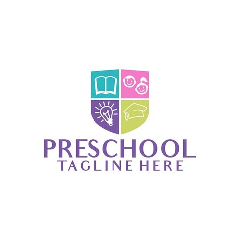 Premium Vector Preschool Logo