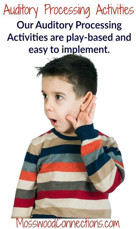 Our Auditory Processing Activities Are Play Based And Easy To Implement