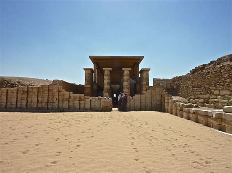 Funerary Complex Of Djoser At Saqqara Designed By The Architect