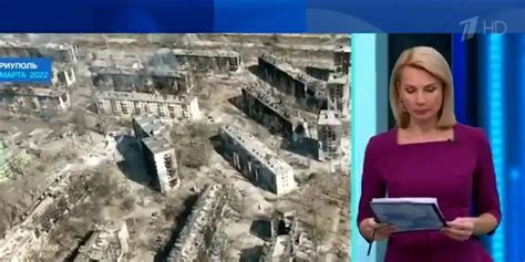 russian state tv appears to blame ukrainians for mariupol devastation indy100