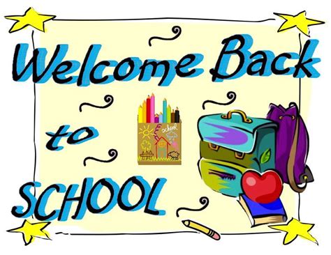 Welcome Back To School Clipart Blue Pictures On Cliparts Pub 2020 🔝