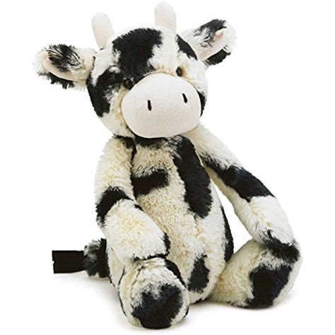 Jellycat Bashful Cow Calf Stuffed Animal Medium 12 Inches Plush