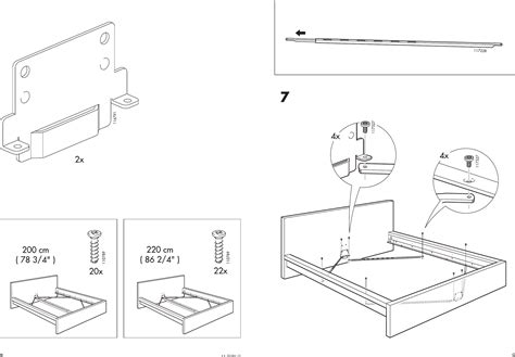 Ikea Skorva Queen Bed Frame Instructions Hanaposy