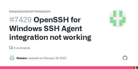 Openssh For Windows Ssh Agent Integration Not Working Issue