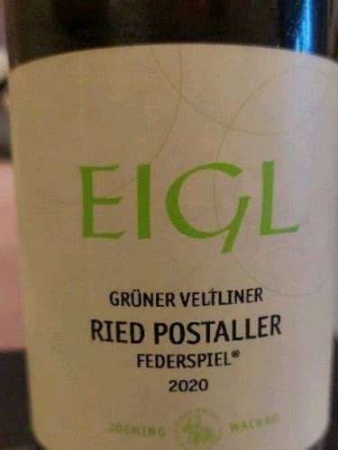 Eigl Ried Postaller Gr Ner Veltliner Federspiel Vivino Us