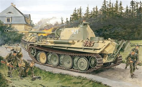 Hd Wallpaper Picture German Medium Heavy Tank Panzerkampfwagen V