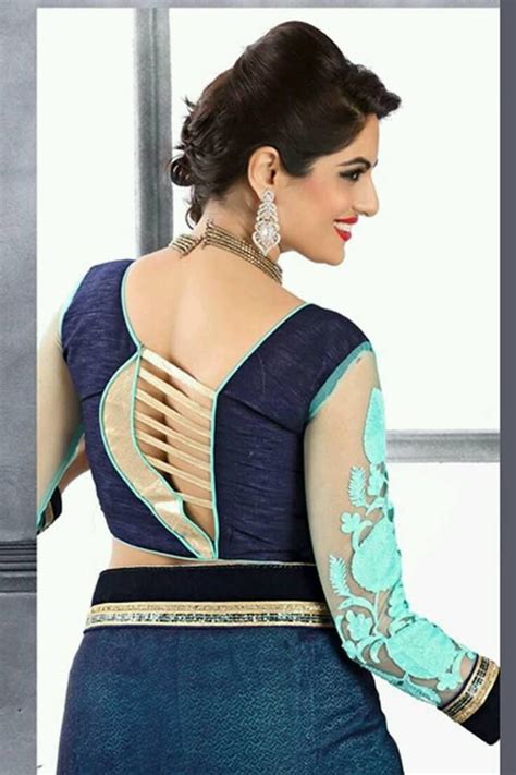 Stylish And Trendy Blouse Back Neck Designs Fashion Blouse Design