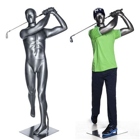 Male Abstract Golf Mannequin Mm Golf04 Mannequin Mall