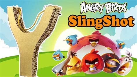 Diy Angry Birds Slingshot From Cardboard How To Make Simple Slingshot At Home YouTube