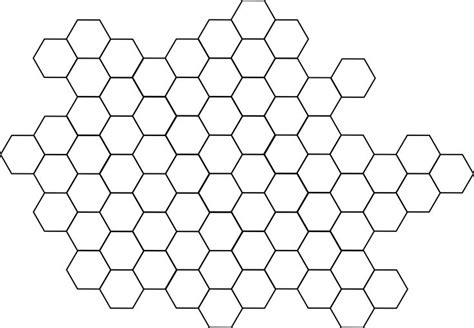 Printable 1 inch hexagon template. Hexagon tattoo, Pattern tattoo, Hexagon pattern