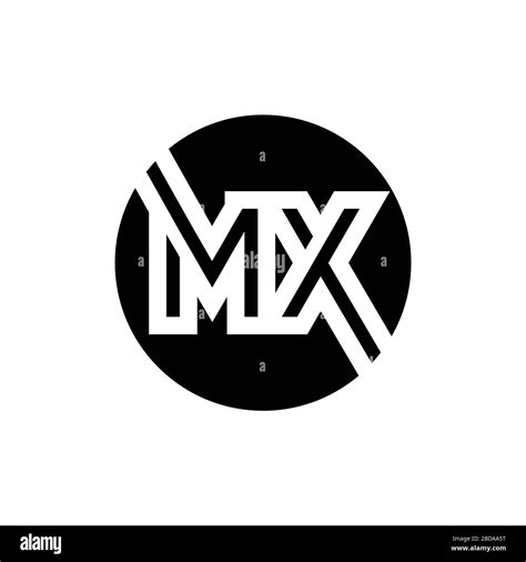initial mx letter logo design vector template abstract letter mx logo design stock vector image