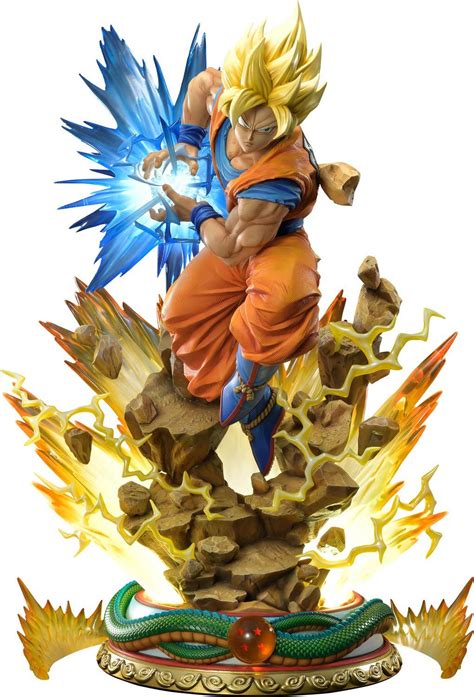 Super Saiyan Son Goku 25 Premium Statue At Mighty Ape Nz