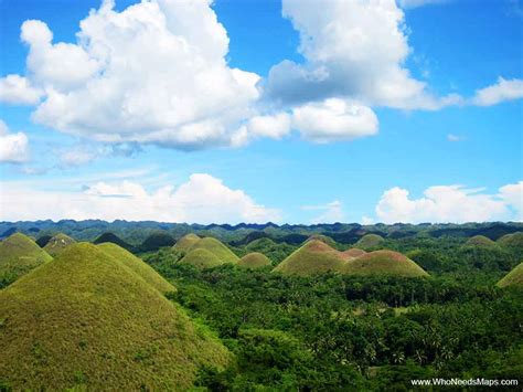 The Mint Chocolate Hills In Bohol Who Needs Maps