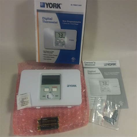 If you have a heat pump system, place it into the o/b terminal. YORK HVAC S1-THEC11NY Digital Thermostat Gas/Elec/Heat ...