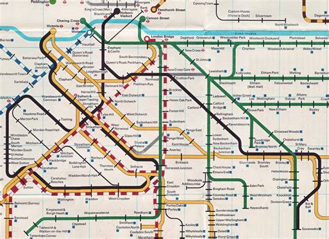 This 1960s British Rail Map Shows All Londons Mainline Services But