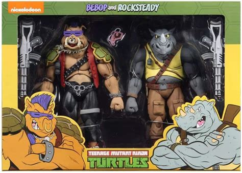 Rocksteady And Bebop Tmnt Series 2 Set Of 2 Neca Action Figure