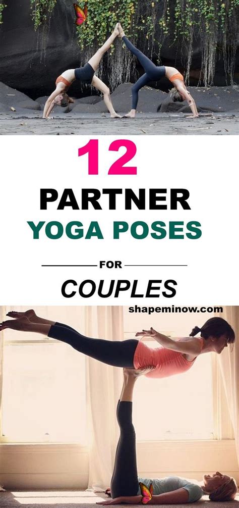 Easy Paryner Poses Couples Yoga Beginner Poses Yoga Life Try These