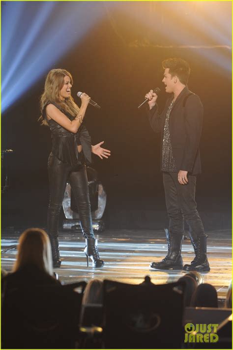 Angie Miller Adam Lambert And Jessie J Perform On American Idol