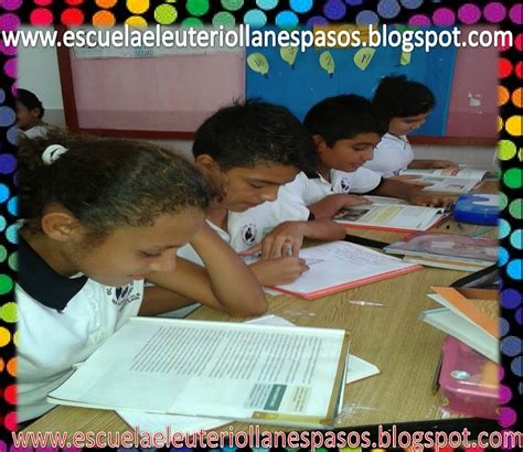Actividades De La Escuela Eleuterio Llanes Pasos Reporte De Lectura De