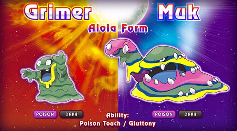 Pokemon Sun And Moon New Evolutions Alola Grimer And Muk Revealed