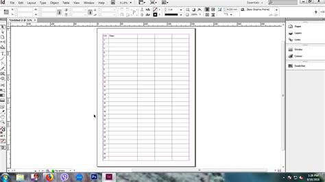 How To Automatic Numbering In Table In Indesign Cs Youtube