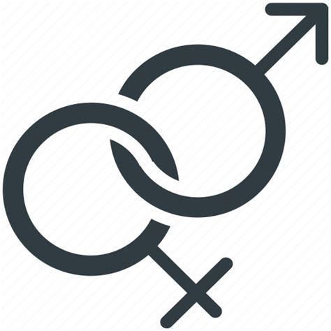 female gender male relationship sex symbols icon