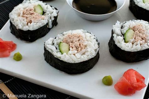 Spicy Tuna Salad Sushi Roll Recipe Sushi Sushi Rolls