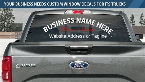 Custom Window Decals For Trucks Why Your Business Needs Them Custom